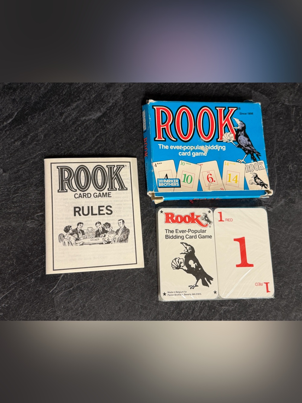Vintage 1988 Rook Card Game Set – New cards, sealed!